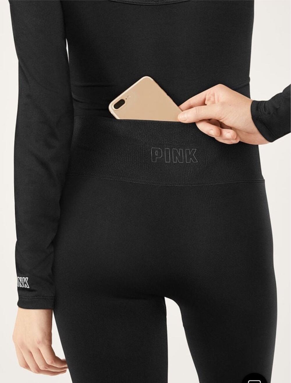 2020s VS PINK Seamless High Waist Leggings Lot 3 M M/L